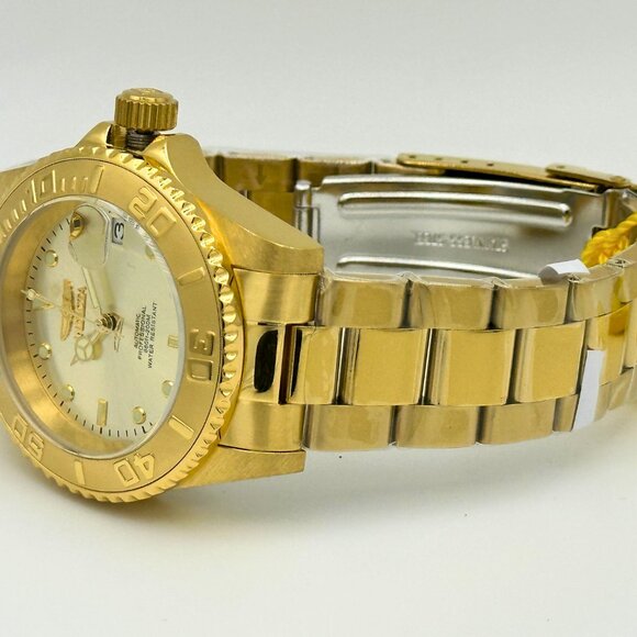 NEW Invicta Pro Diver 40mm AUTOMATIC Gold Tone Champaign Dial Mens Watch - Picture 8 of 10